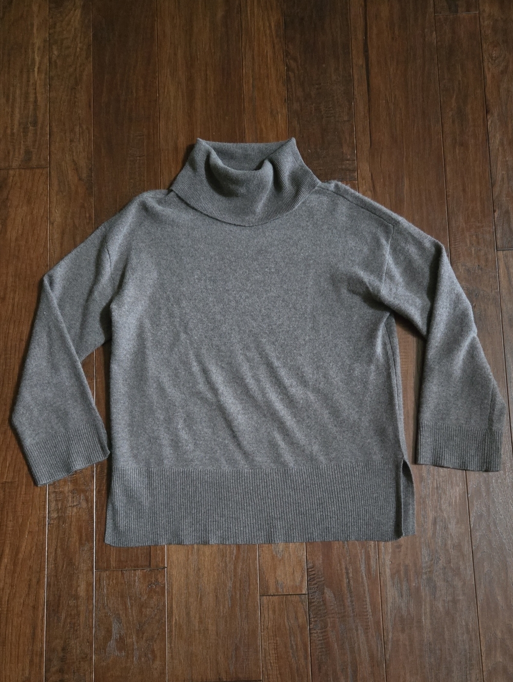 Charter Club Taupe Brown 100% Cashmere Turtleneck Sweater Lightweight Medium